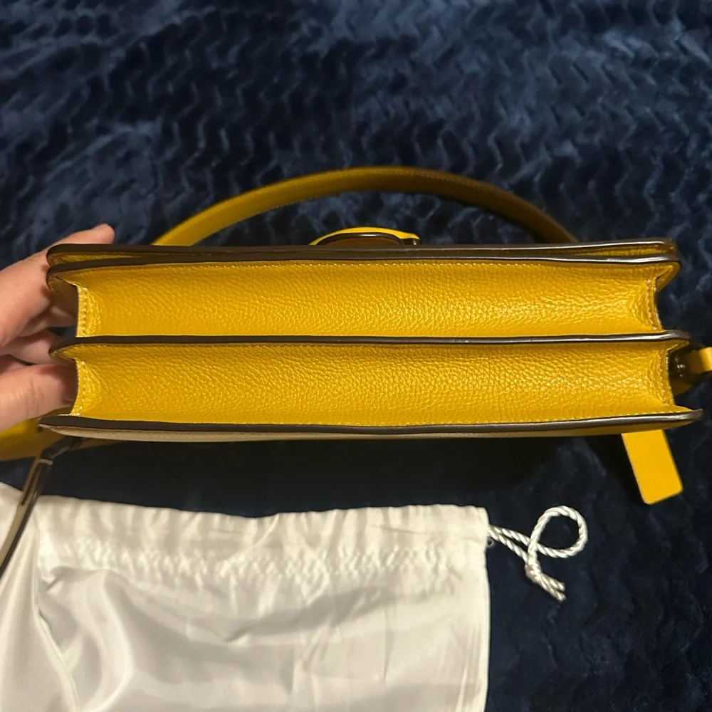Coach Tabby 26 Mustard Yellow Crossbody Bag - Picture 13 of 13
